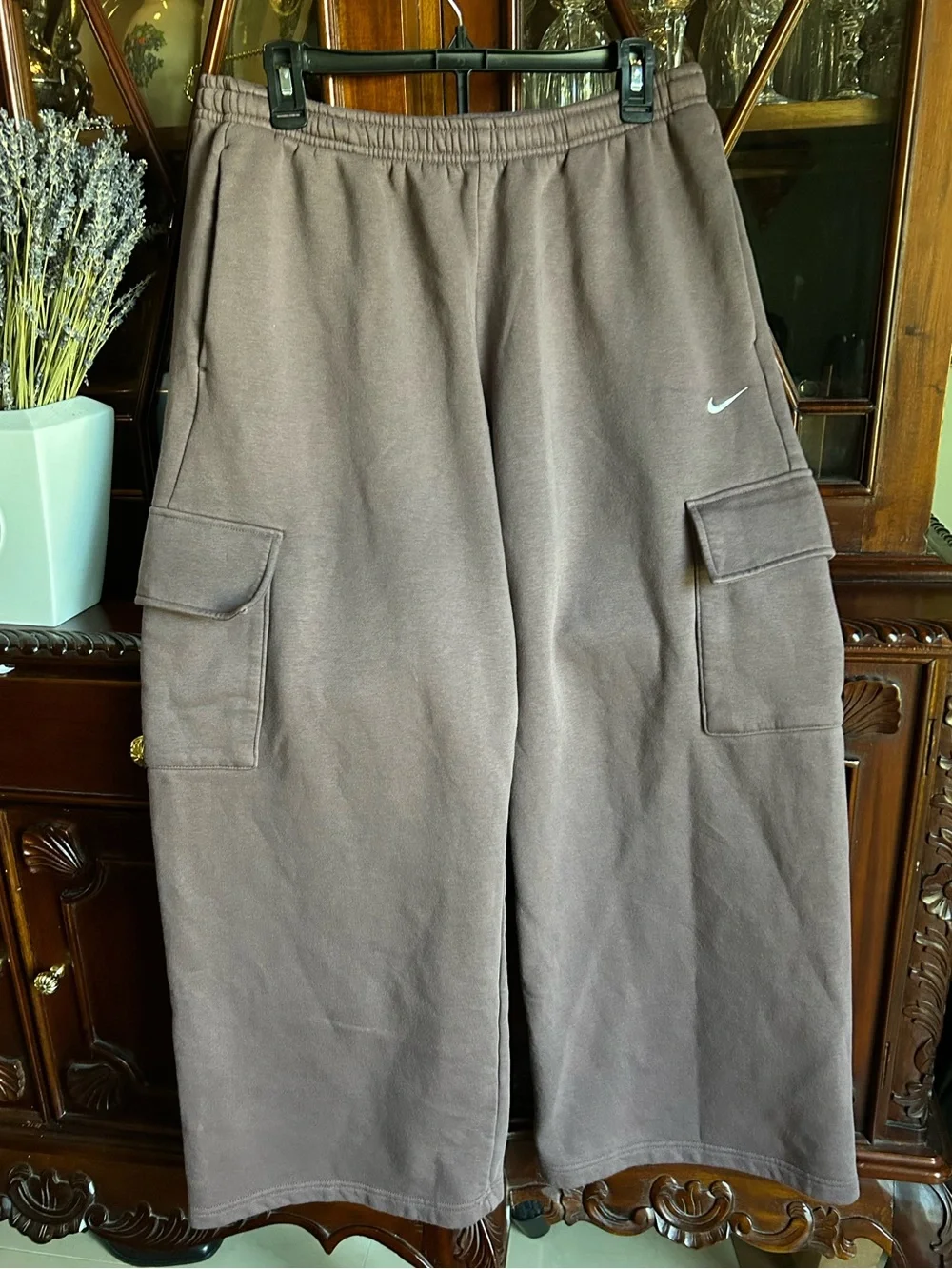 Nike Phoenix Fleece Wideleg Cargo Sweatpants Tattoo Colorway